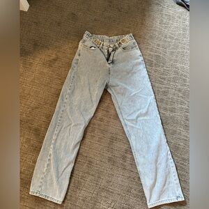 Amazon Straight/Baggy Acid Wash Jeans